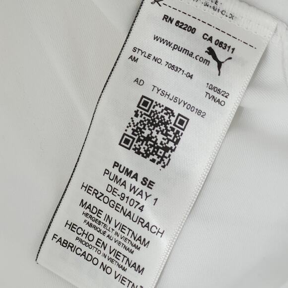 Puma BVB Borussia Dortmund Soccer White NWT Jersey #22 Size S A0058 - Picture 5 of 5